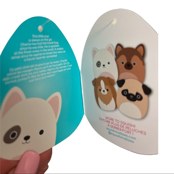CHARLIE 8” TERRIER NWT SQUISHMALLOW NWT 2017 SQUISH DATE - Picture 4 of 4